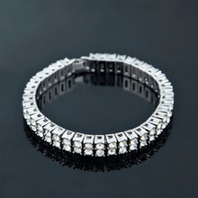 Double Row CZ Bracelet