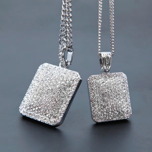 Rectangle CZ Necklace