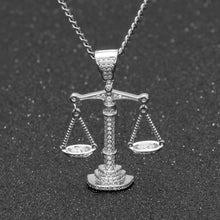 Libra Scale CZ Necklace