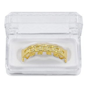 Cuban Link CZ Fang Grillz